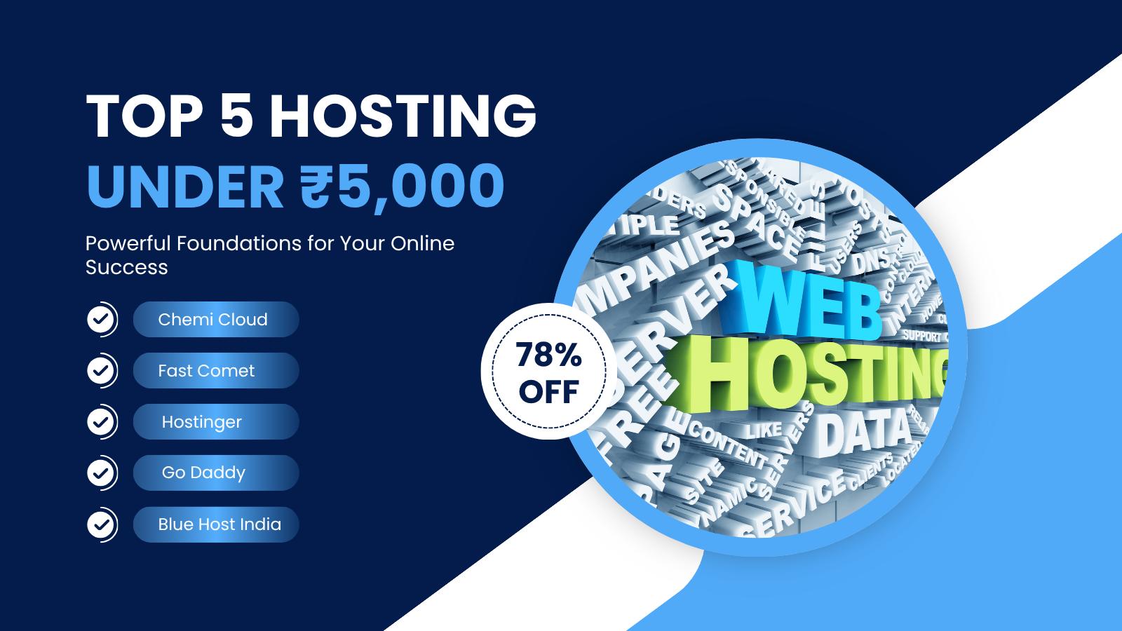 Top 5 Best Hosting Under ₹5000